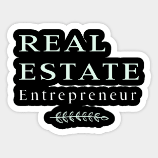 Real Estate Entrepreneur Sticker